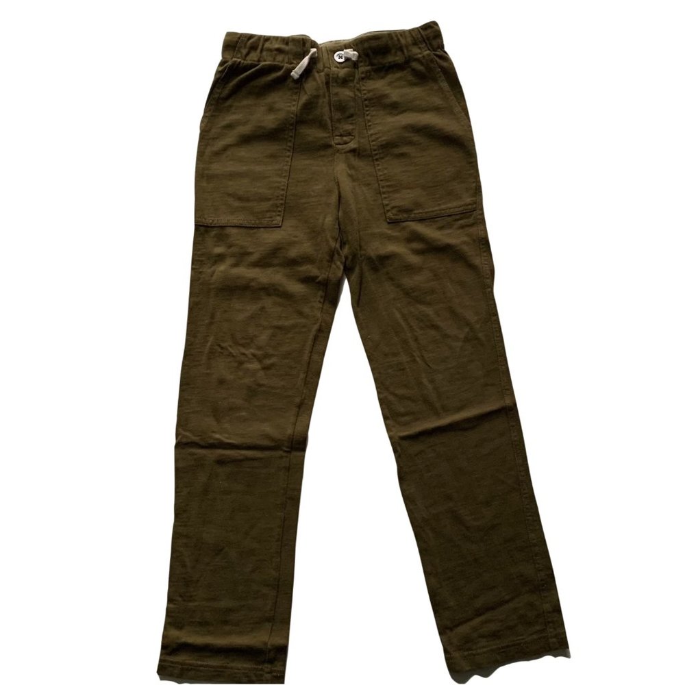 CREWCUTS military green jersey jogger size 10